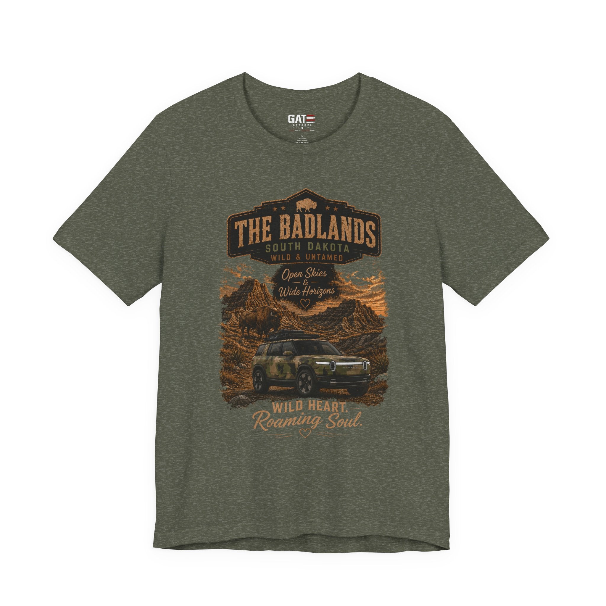 Badlands South Dakota Tee – Scenic Off-Road Adventure Shirt
