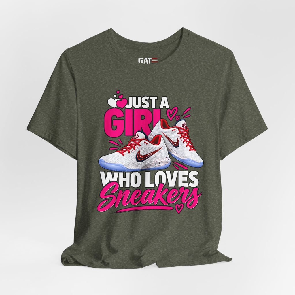 Caitlin Clark Caitlin 1s Just a Girl Sneaker Shirt | Style 4