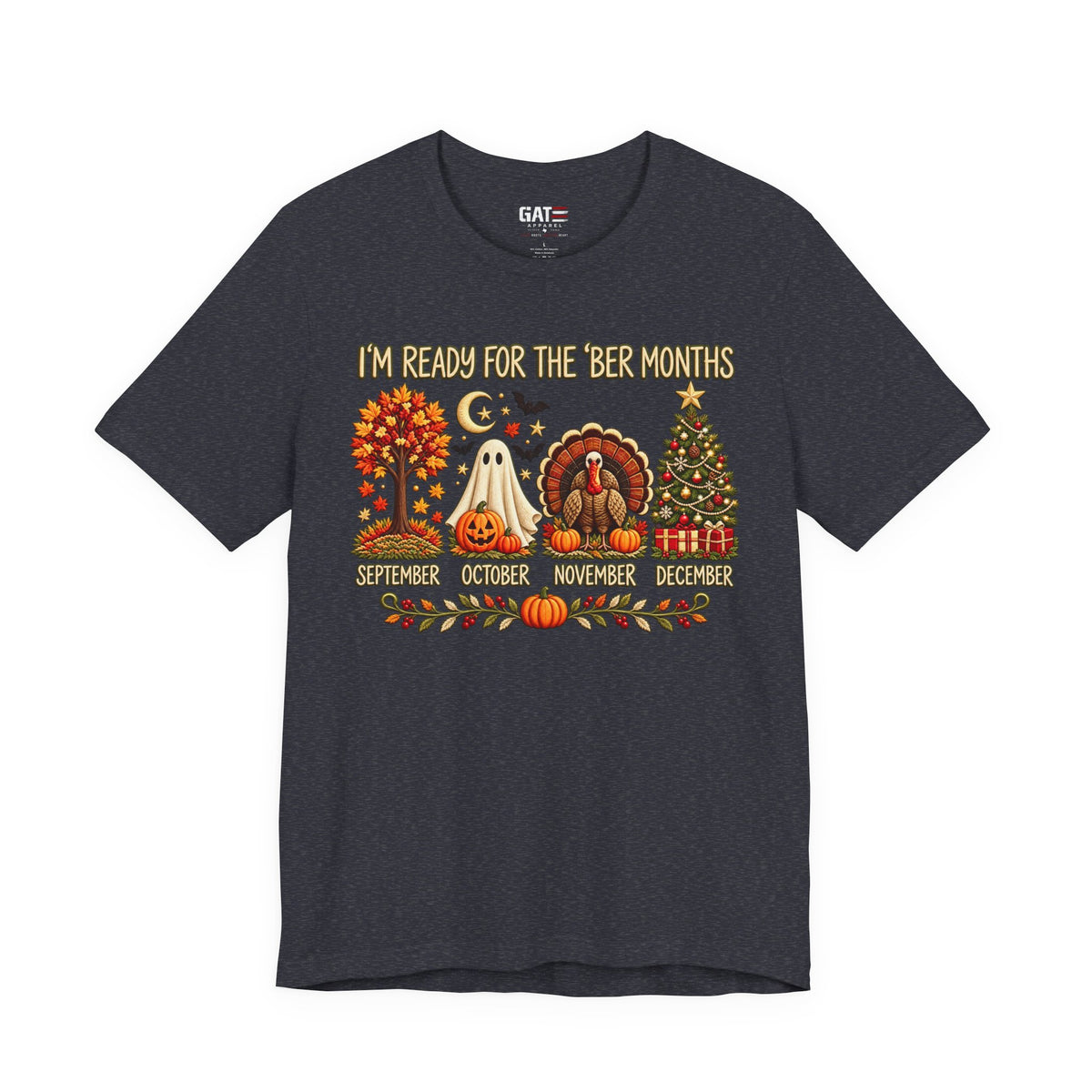 September to December Shirt | Fall Thanksgiving Christmas Tee