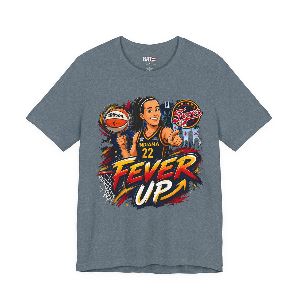 Caitlin Clark #22 Fever Up Shirt | WNBA Tee Style 2