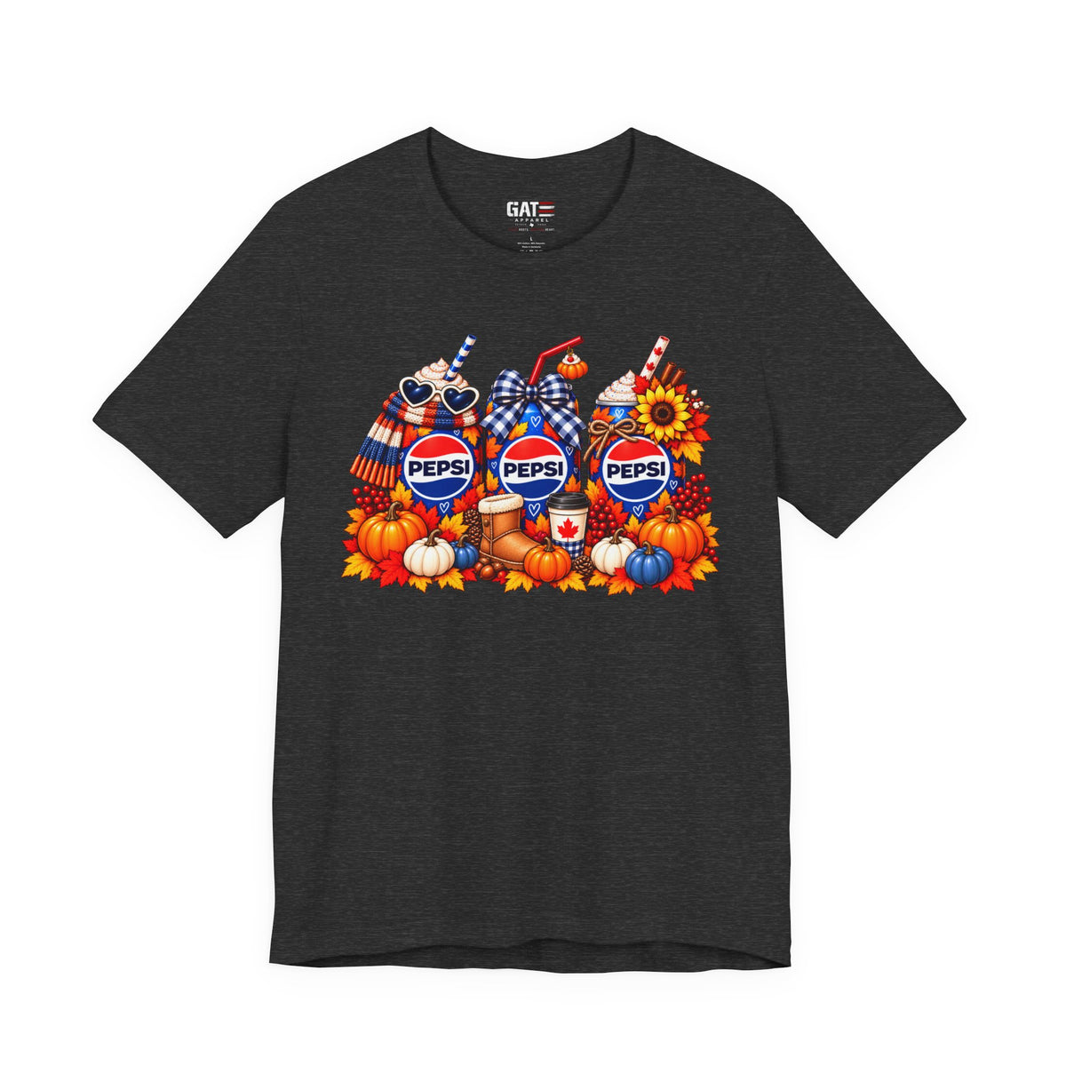 Pepsi pumpkin autumn tee alternate mockup
