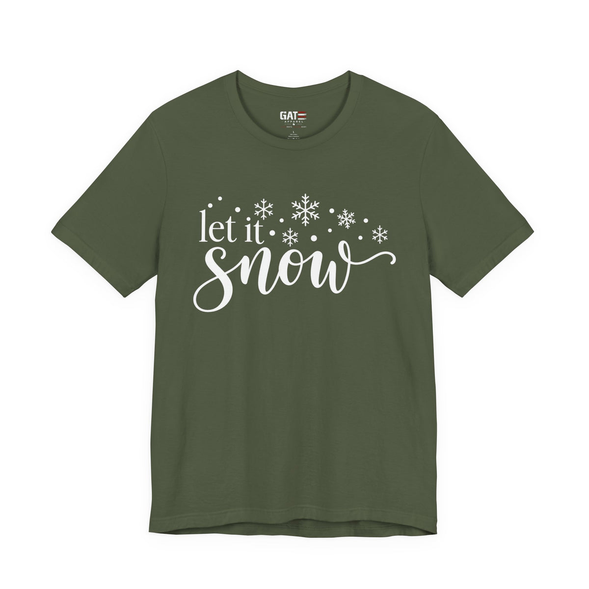 Let It Snow Winter Shirt - product mockup view 9
