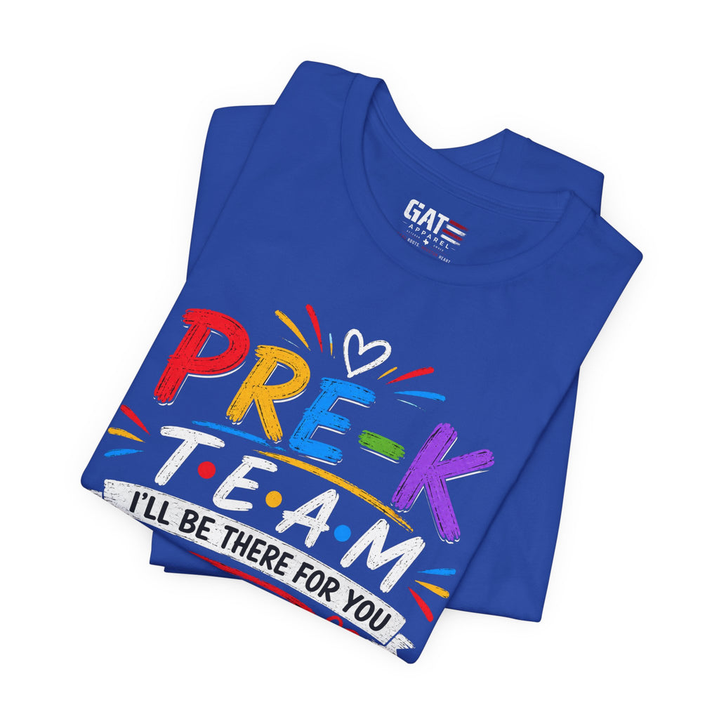 Pre-K Team Tee, Teacher Squad Shirt, Color Dot Inspired Teacher Shirt, Grade Level Team Gift, School Staff Apparel, Friends Theme
