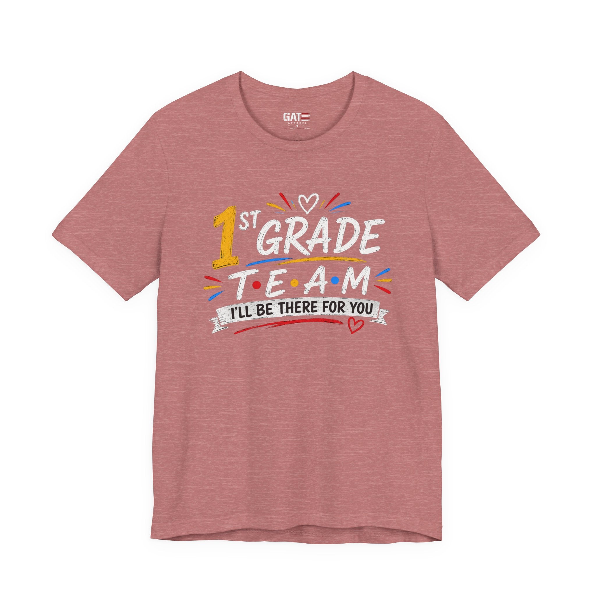 1st Grade Team Tee, Teacher Squad Shirt, Color Dot Inspired Teacher Shirt, Grade Level Team Gift, School Staff Apparel, Friends Theme