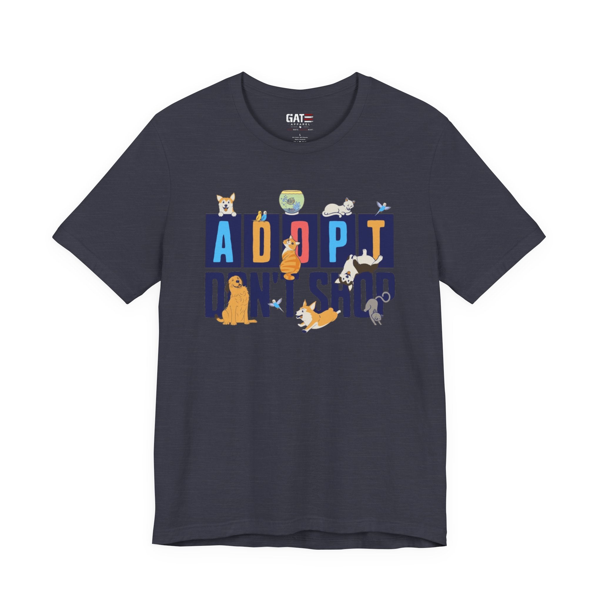 Adopt Don't Shop Rescue Pet T-Shirt