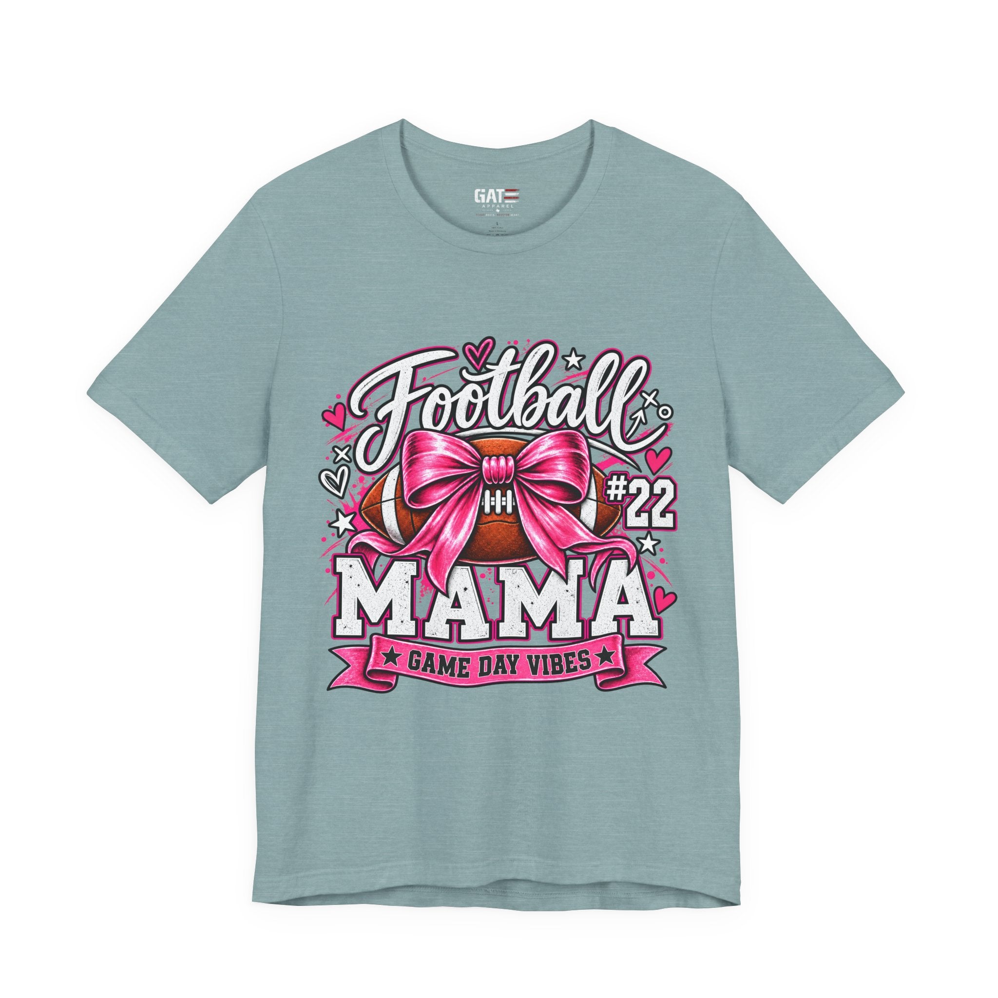 Football Mom Personalized Shirt Custom Player Name Number Player Game Day Tee
