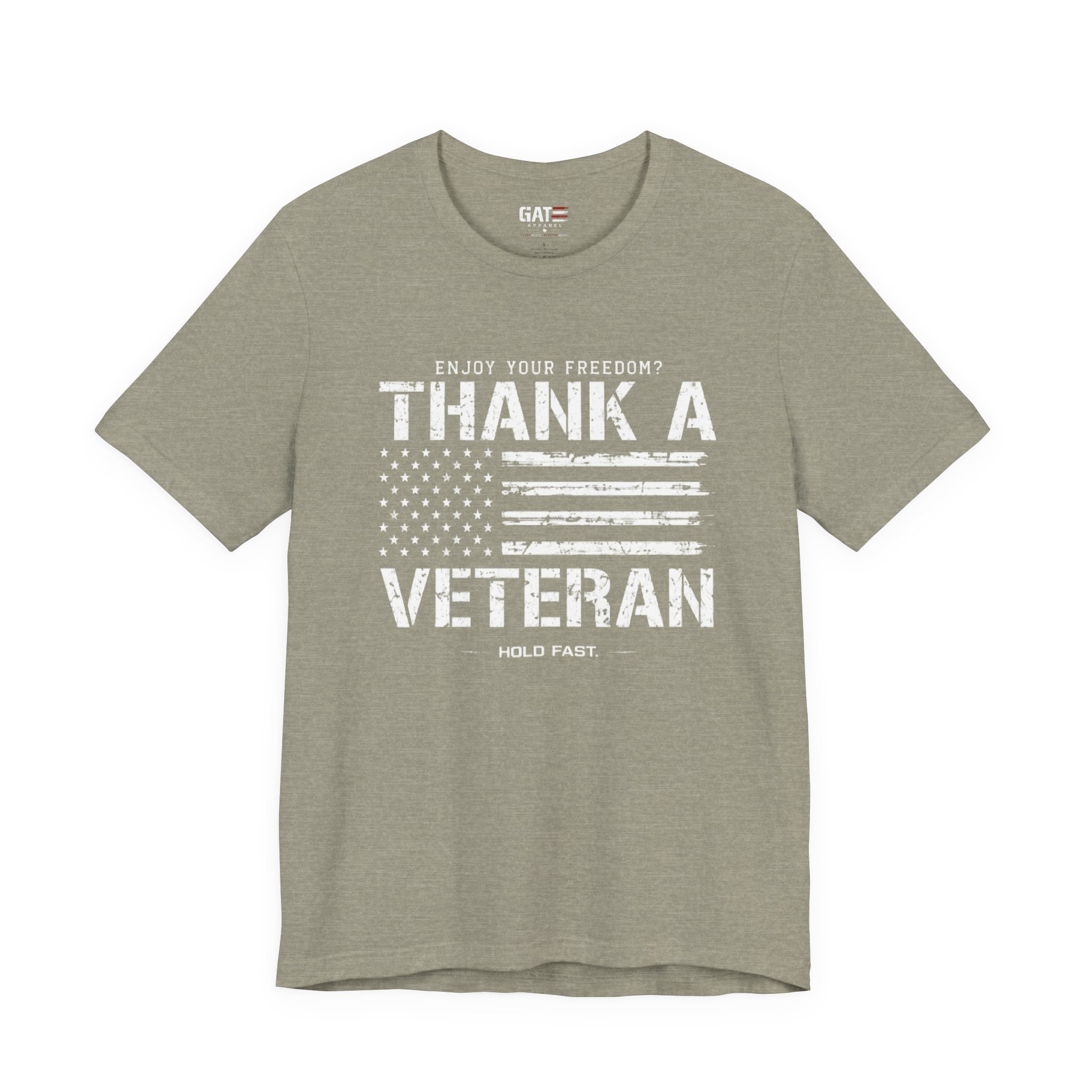 Veteran Shirt Enjoy Your Freedom Thank A Veteran Tee Patriotic American Flag Shirt Military Appreciation Gift for Men and Women