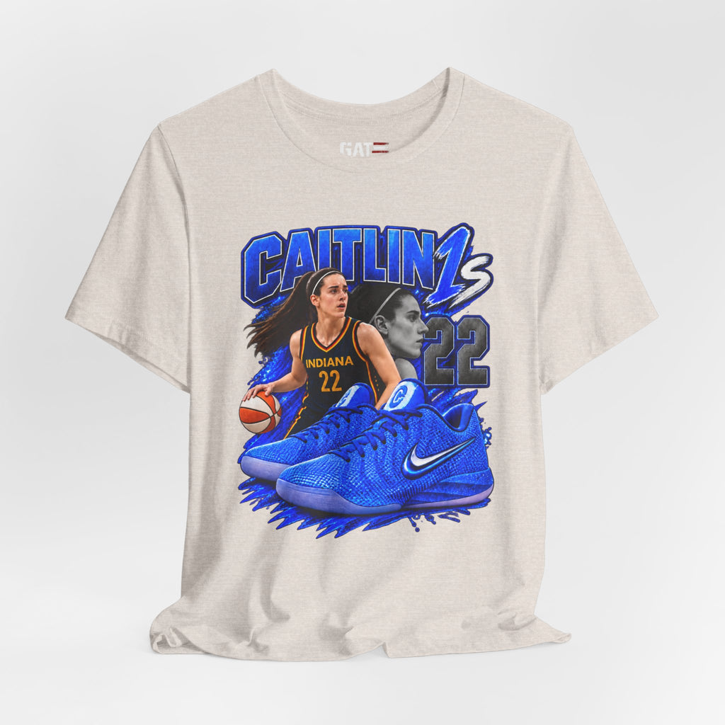 Caitlin Clark Caitlin 1s Racer Blue Classic Sneaker Shirt
