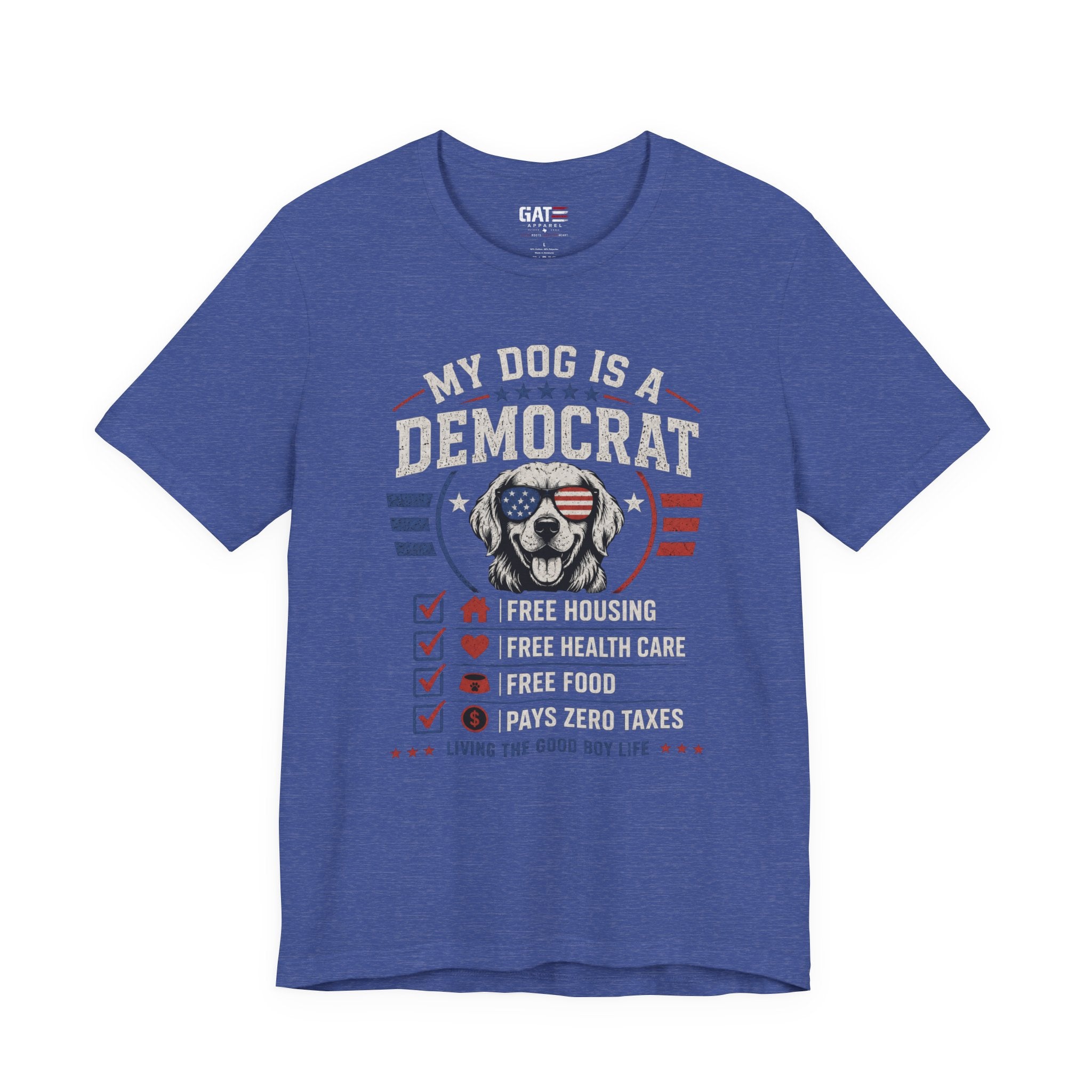 Funny Dog Lover Shirt, Political Humor Tee, Dog Dad Gift, Dog Mom Shirt, Patriotic Pet Lover Gift, Election Humor Tee