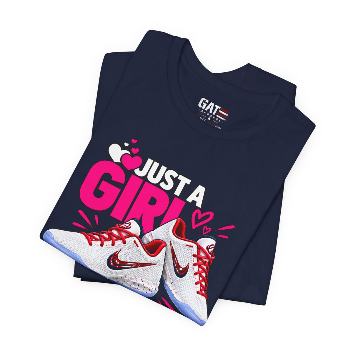 Caitlin Clark Caitlin 1s Just a Girl Sneaker Shirt | Style 4