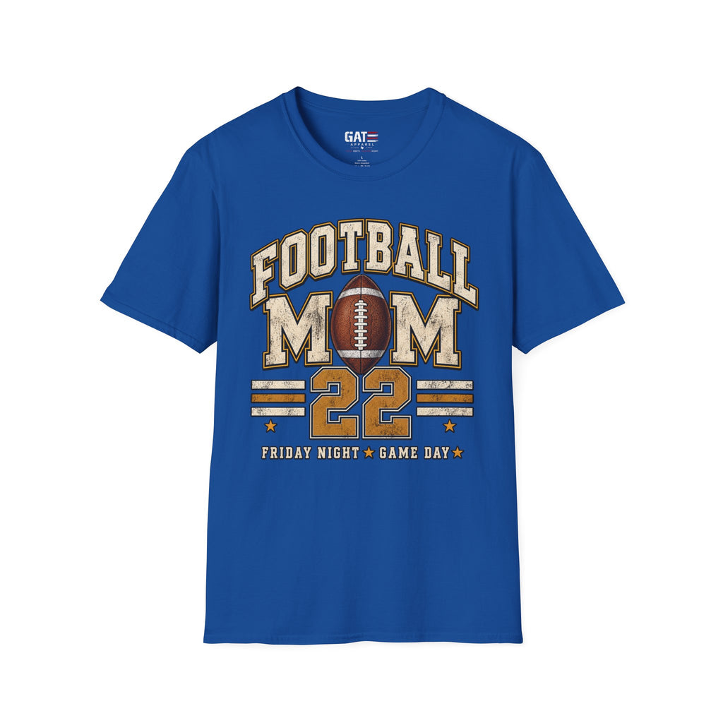 Football Mom Personalized Shirt Custom Player Name Number Game Day Tee