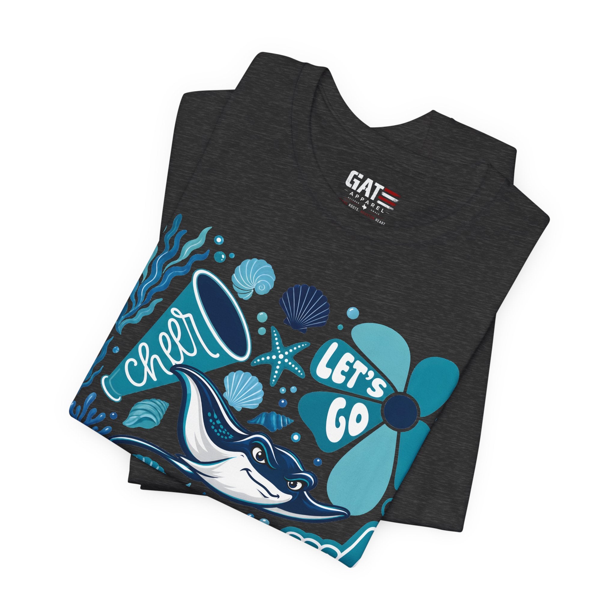 Melton Graphic Tee — 'Let's Go' Ocean Adventure T-Shirt