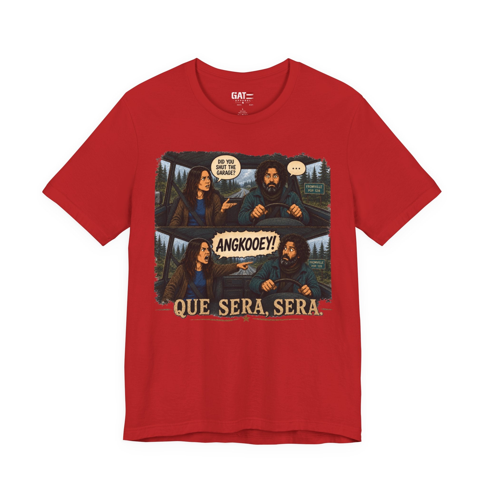 From|FromVille|Angkooey|Funny Horror Comedy Tee| Driving