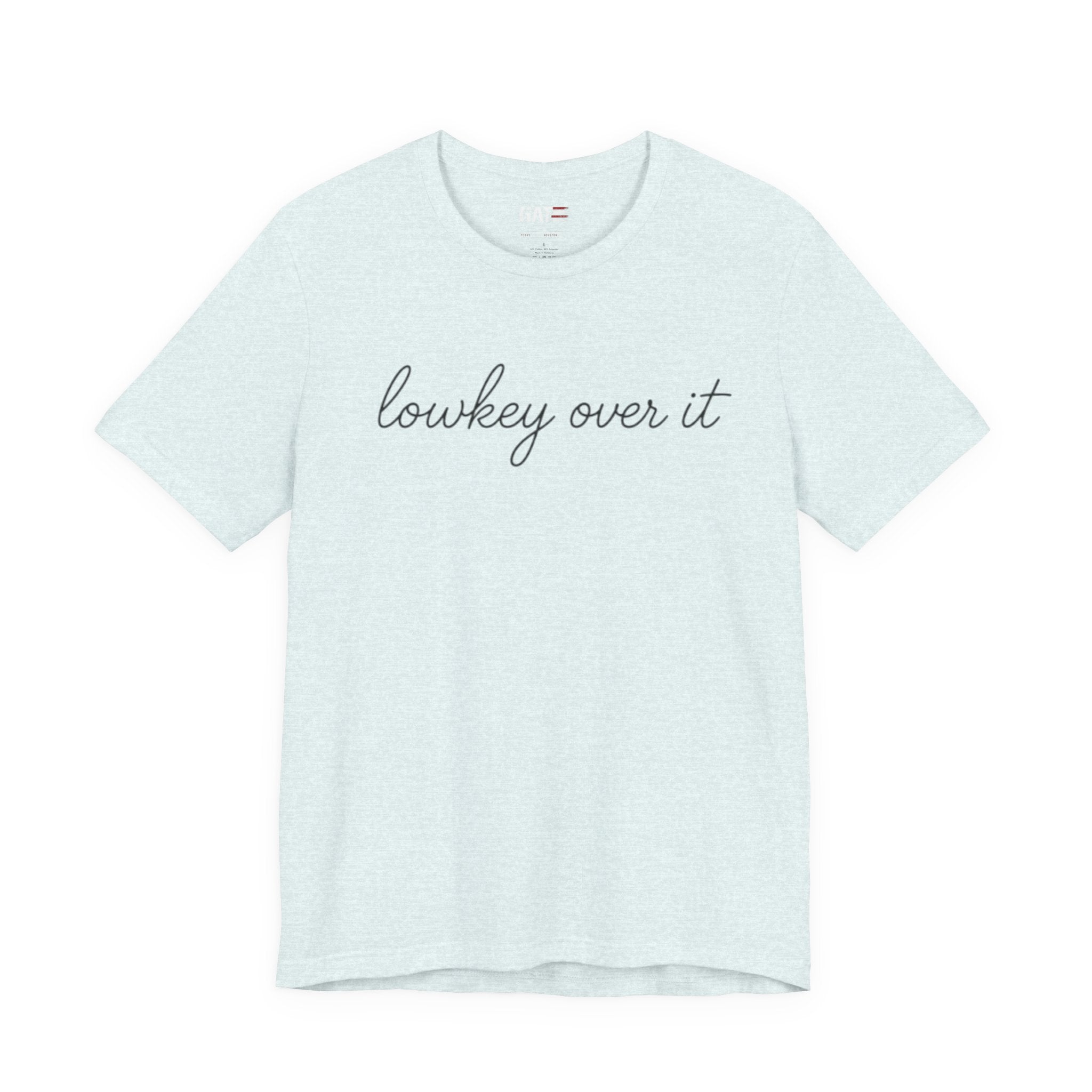 Lowkey Over It Shirt, Funny Gen Z Shirt, Introvert Tee, Trendy Aesthetic Shirt, Sarcastic Graphic Tee Gift