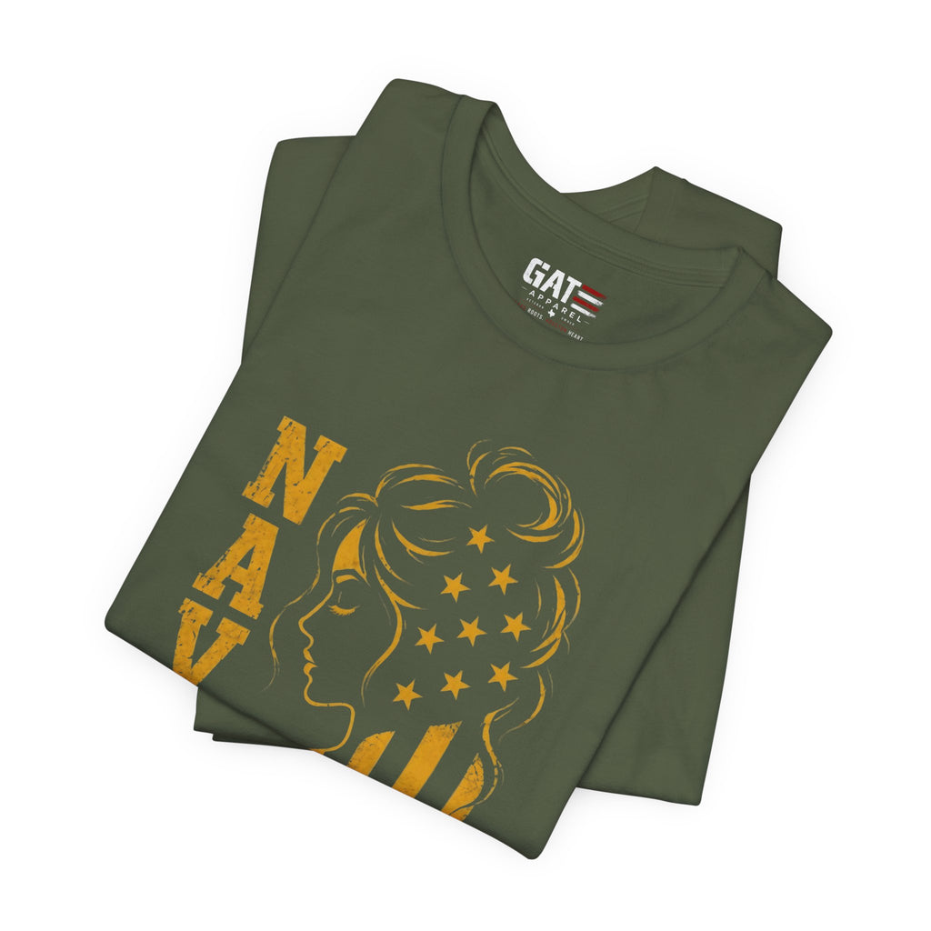 Navy Female Veteran Shirt, Women Navy Veteran Tee, Female Veteran Gift, Patriotic Military Shirt for Women, US Navy Veteran Apparel