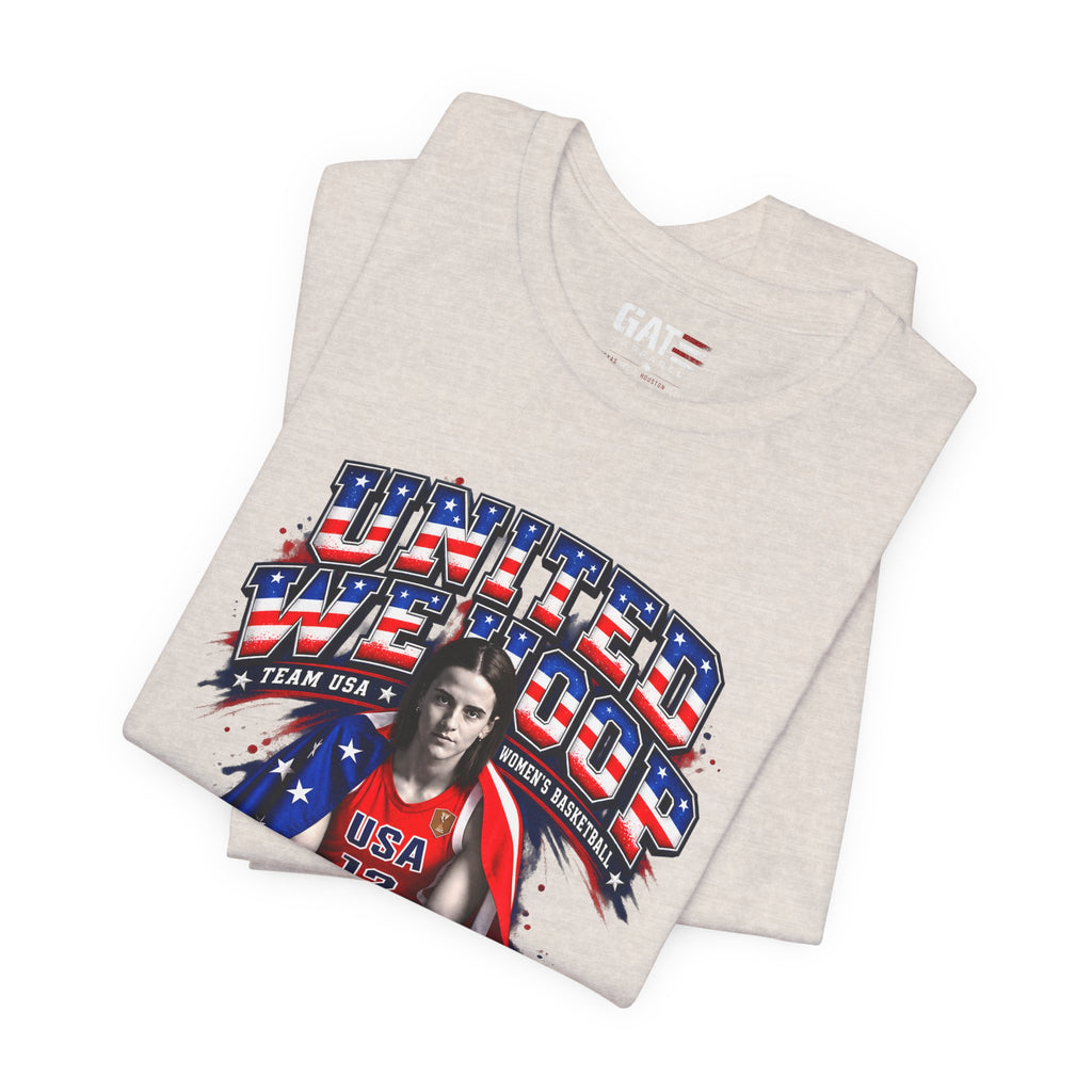 Caitlin Clark Team USA Shirt | WNBA Tee Style 2