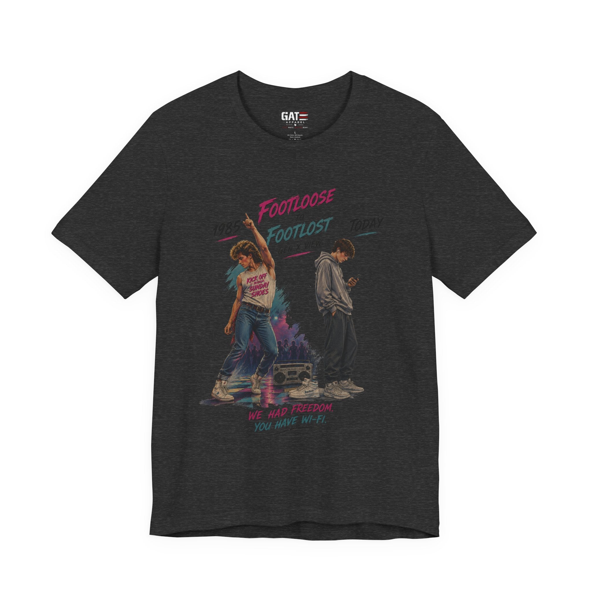 Retro 'Footloose' Movie Graphic Tee — 80s Dance Vintage T-Shirt