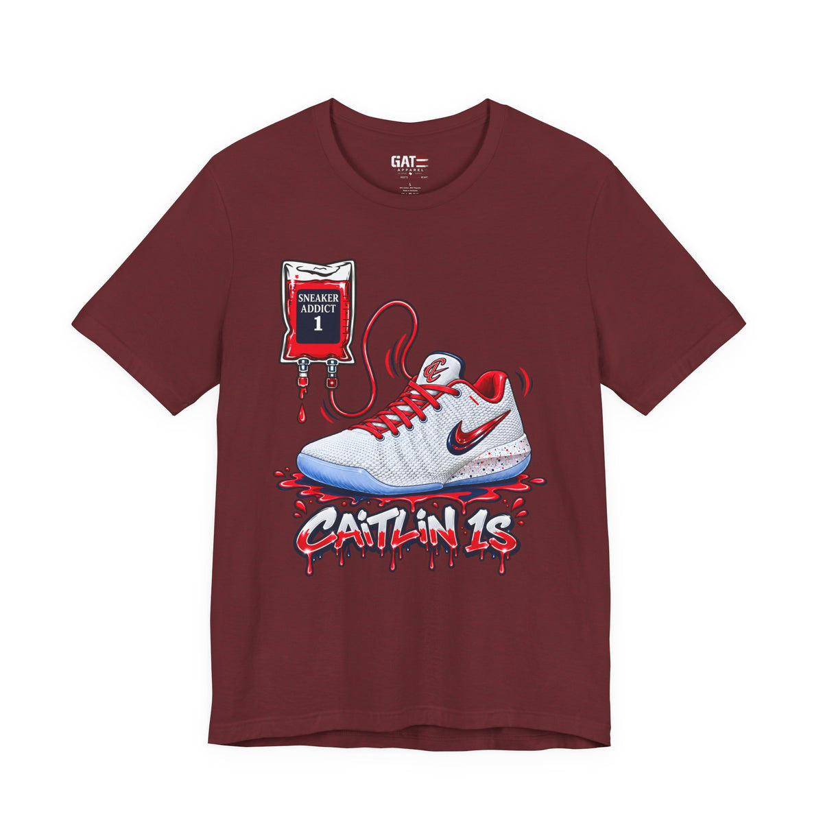 Caitlin Clark Caitlin 1s Addict Whites Sneaker Shirt