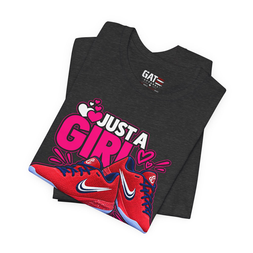 Caitlin Clark Caitlin 1s Just a Girl Sneaker Shirt | Style 2