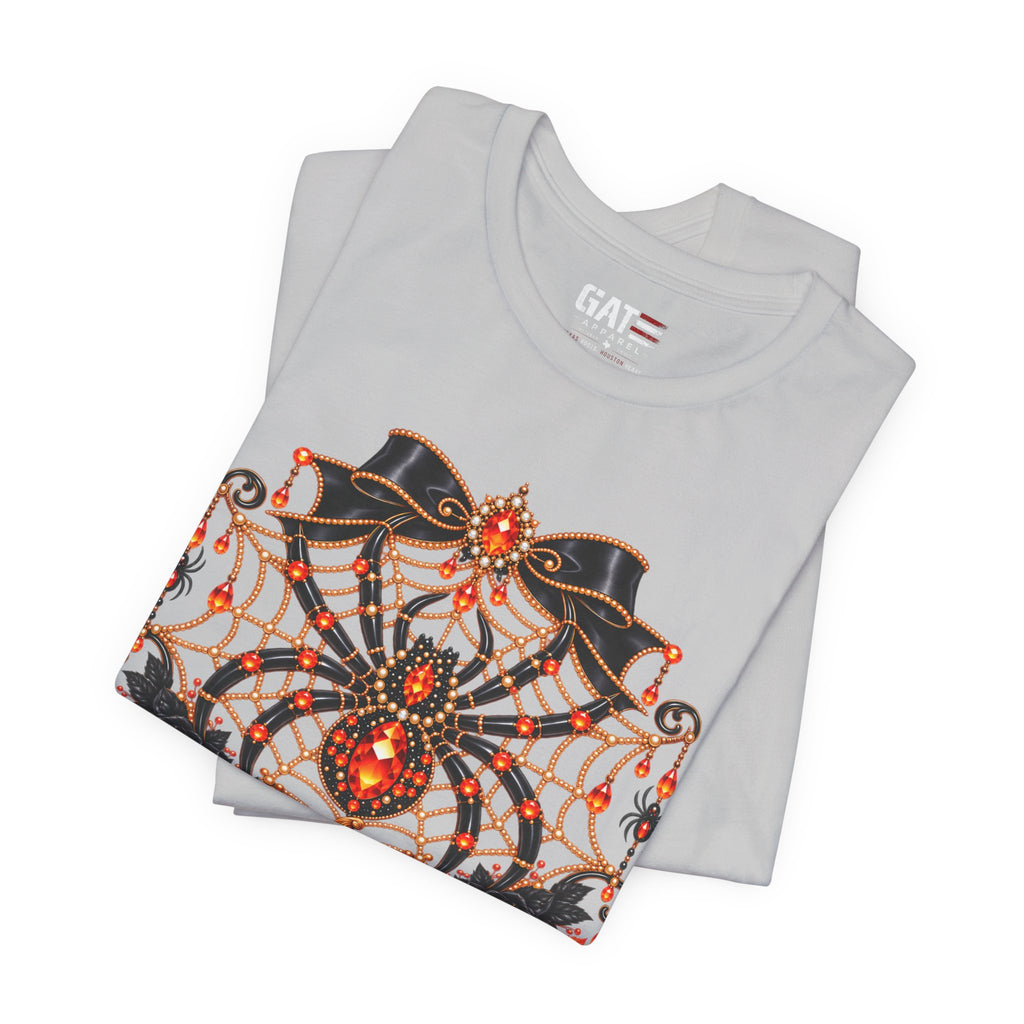 Halloween Spider & Pumpkins T‑Shirt