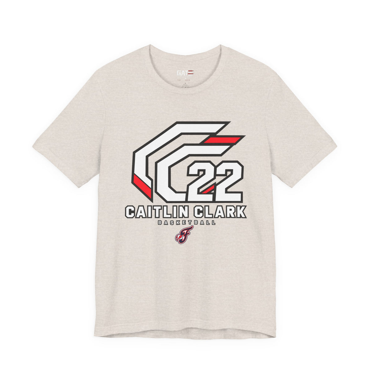 Caitlin Clark CC22 Monogram Shirt | Indiana Fever WNBA Tee