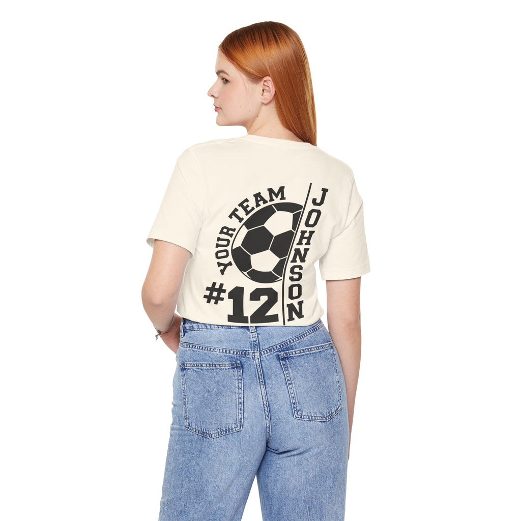 Soccer Mom Tee — Personalized Back Number & Name Soccer Shirt