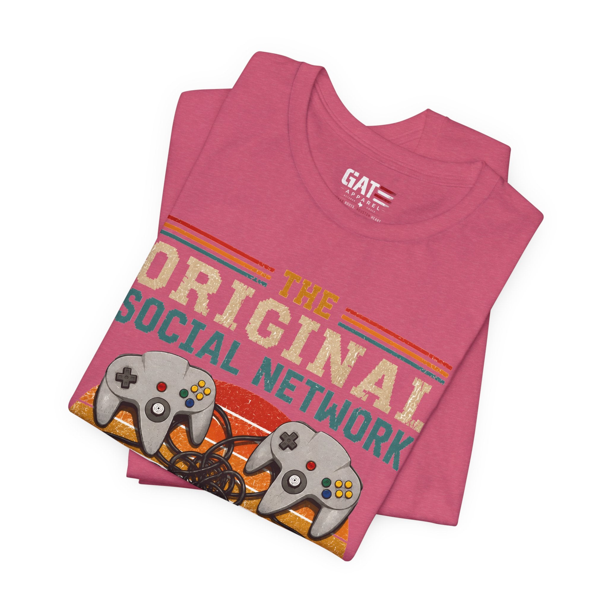 Original Social Network Shirt, Retro Gamer Shirt, N64 Inspired Gaming Tee, 90s Gamer Gift, Vintage Video Game Shirt