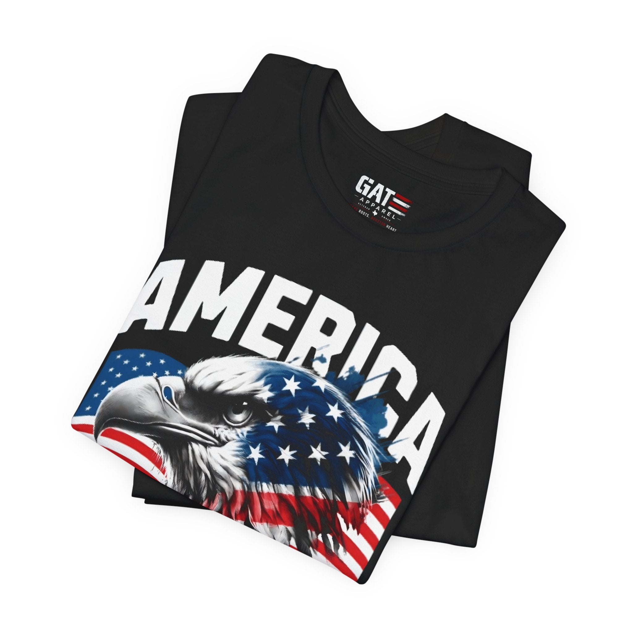 America Independence Day Shirt, Patriotic Eagle Flag Tee, 4th of July Shirt, USA Freedom Graphic T Shirt, American Pride Gift