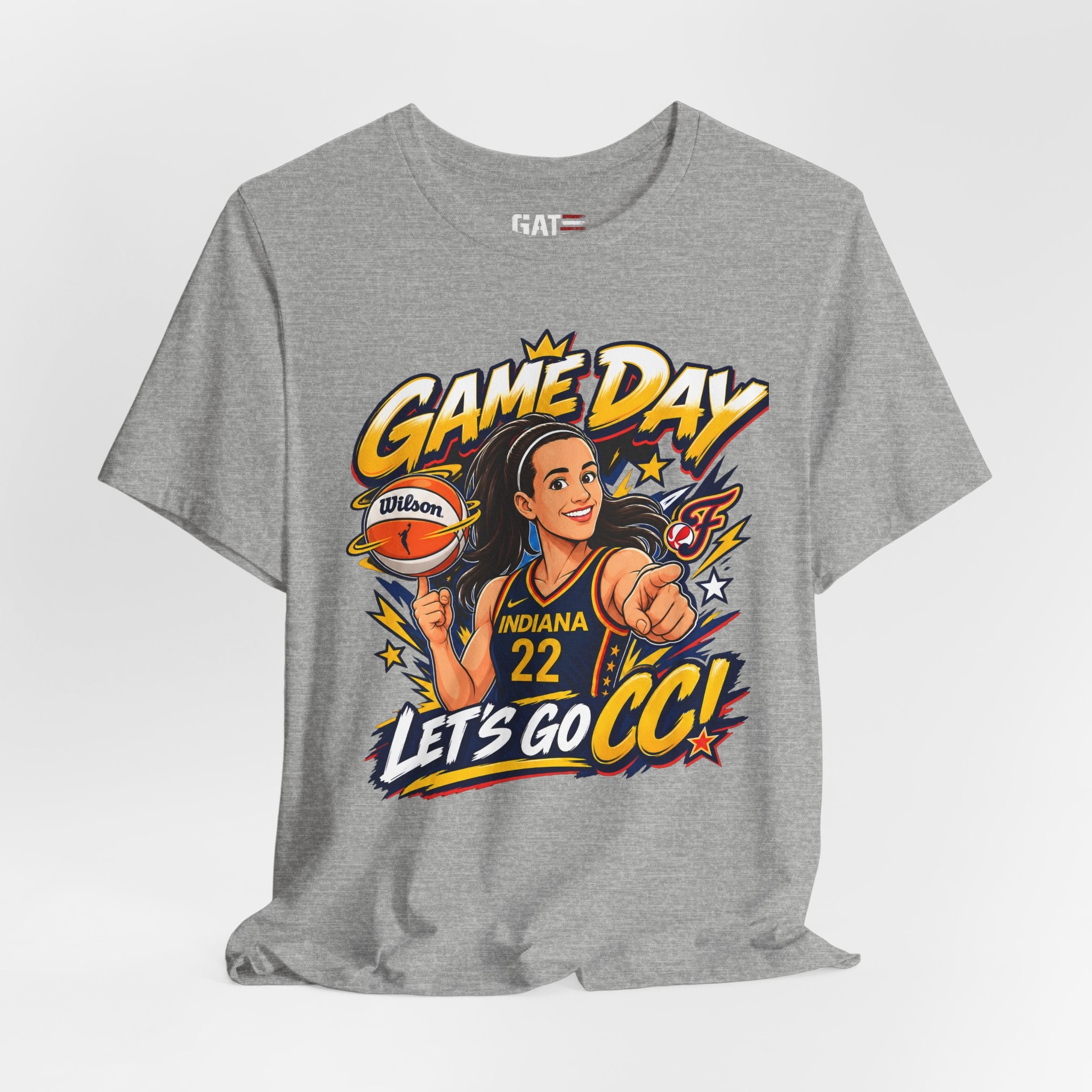 Caitlin Clark Indiana Fever #22 T-Shirt Fever Up WNBA Basketball Graphic Tee