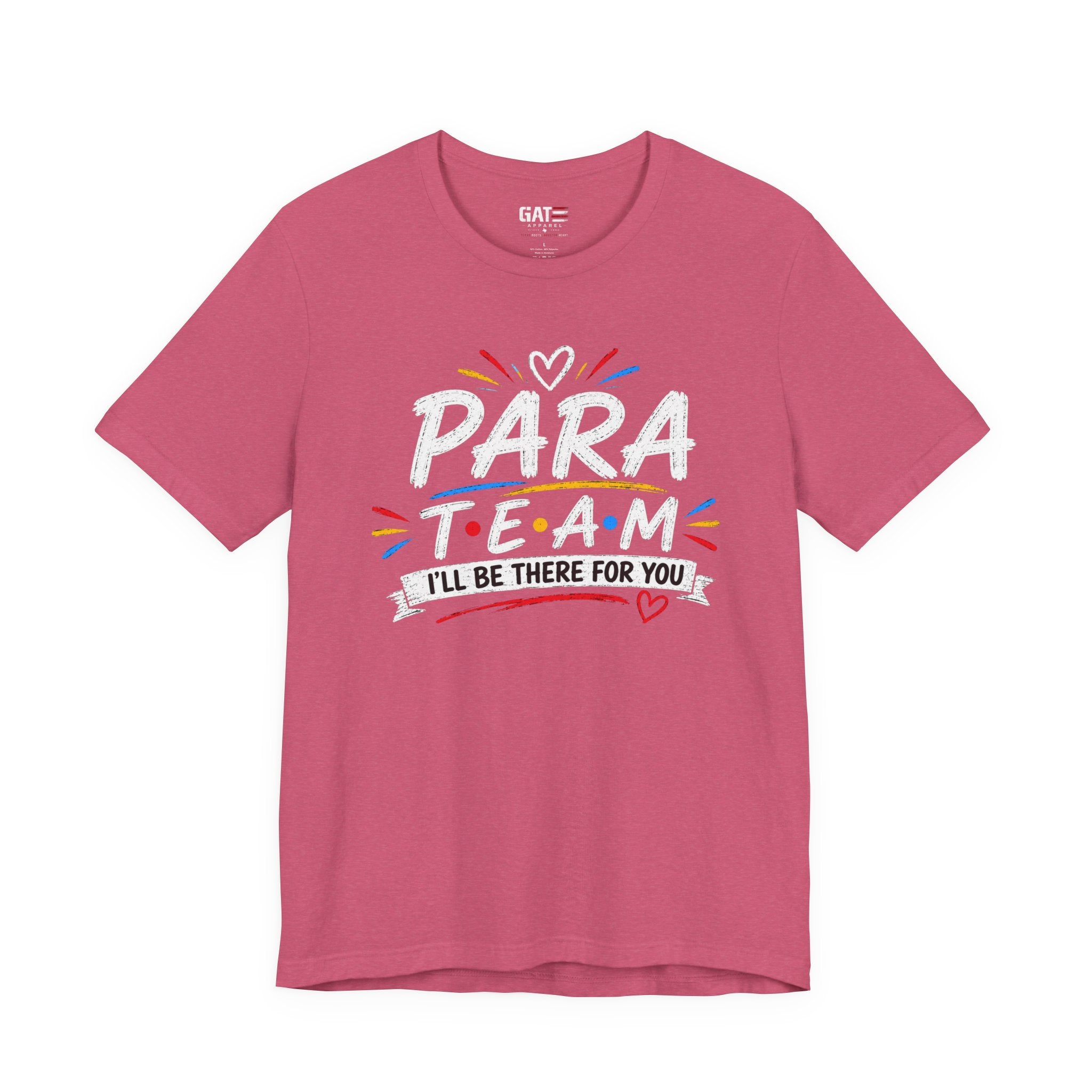 Para Team Tee, Teacher Squad Shirt, Paraprofessional Teacher Shirt, Grade Level Team Gift, School Staff Apparel, Friends Theme