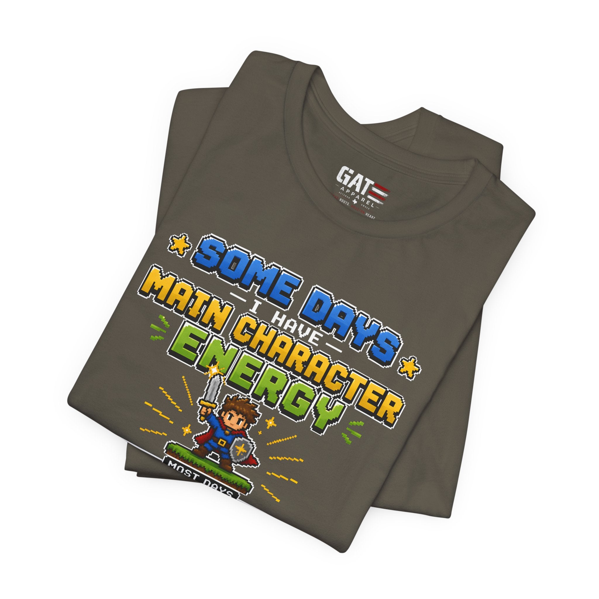 Main Character Energy Shirt | Retro Gaming Tee