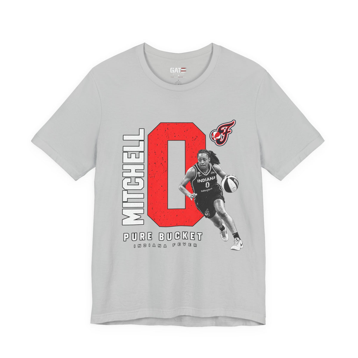 Kelsey Mitchell Shirt | Indiana Fever WNBA Basketball Tee