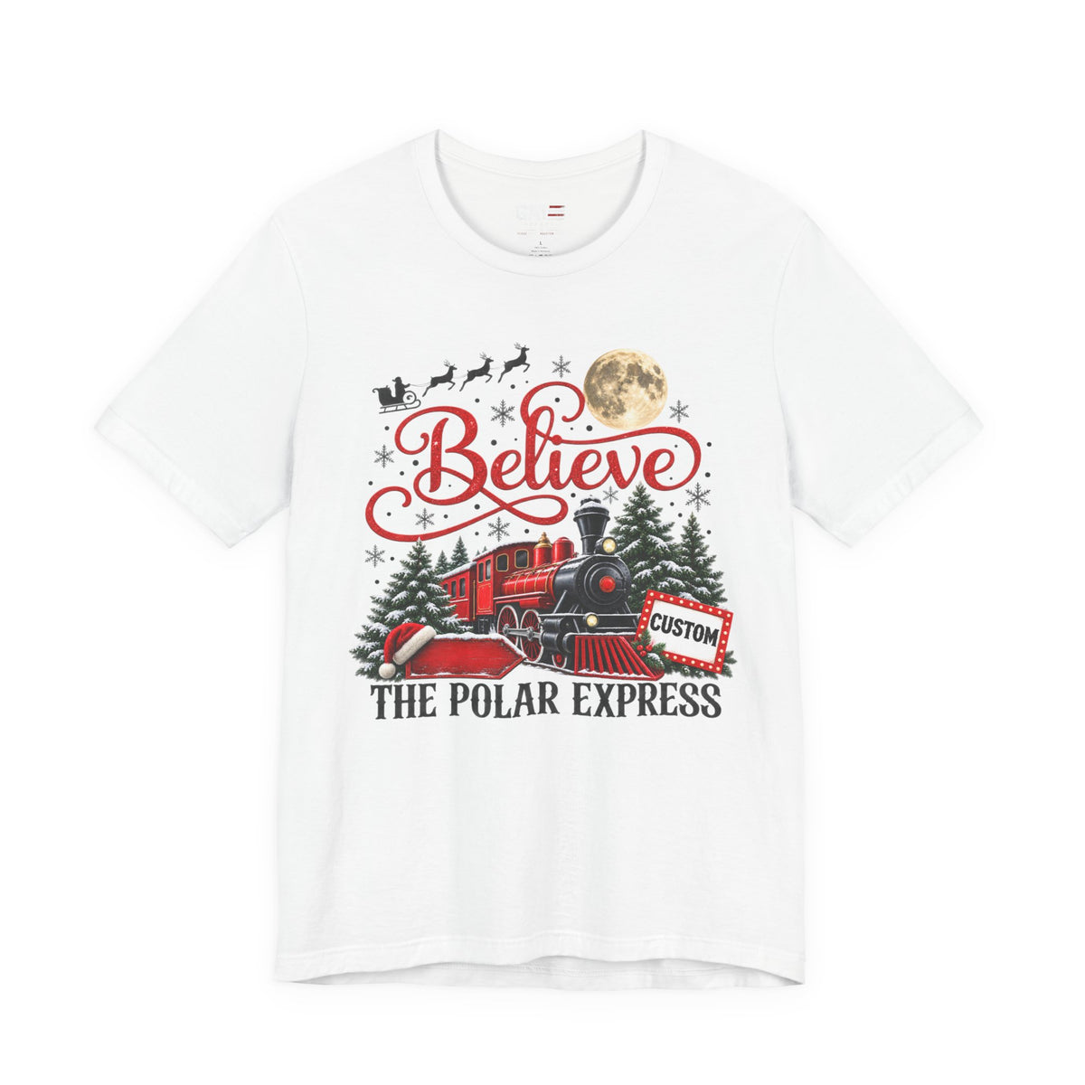 Personalized Polar Express Shirt - product mockup view 10