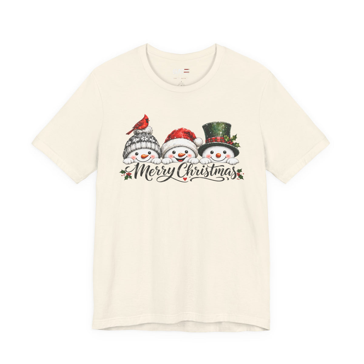 Merry Christmas Snowman Shirt - product mockup view 3