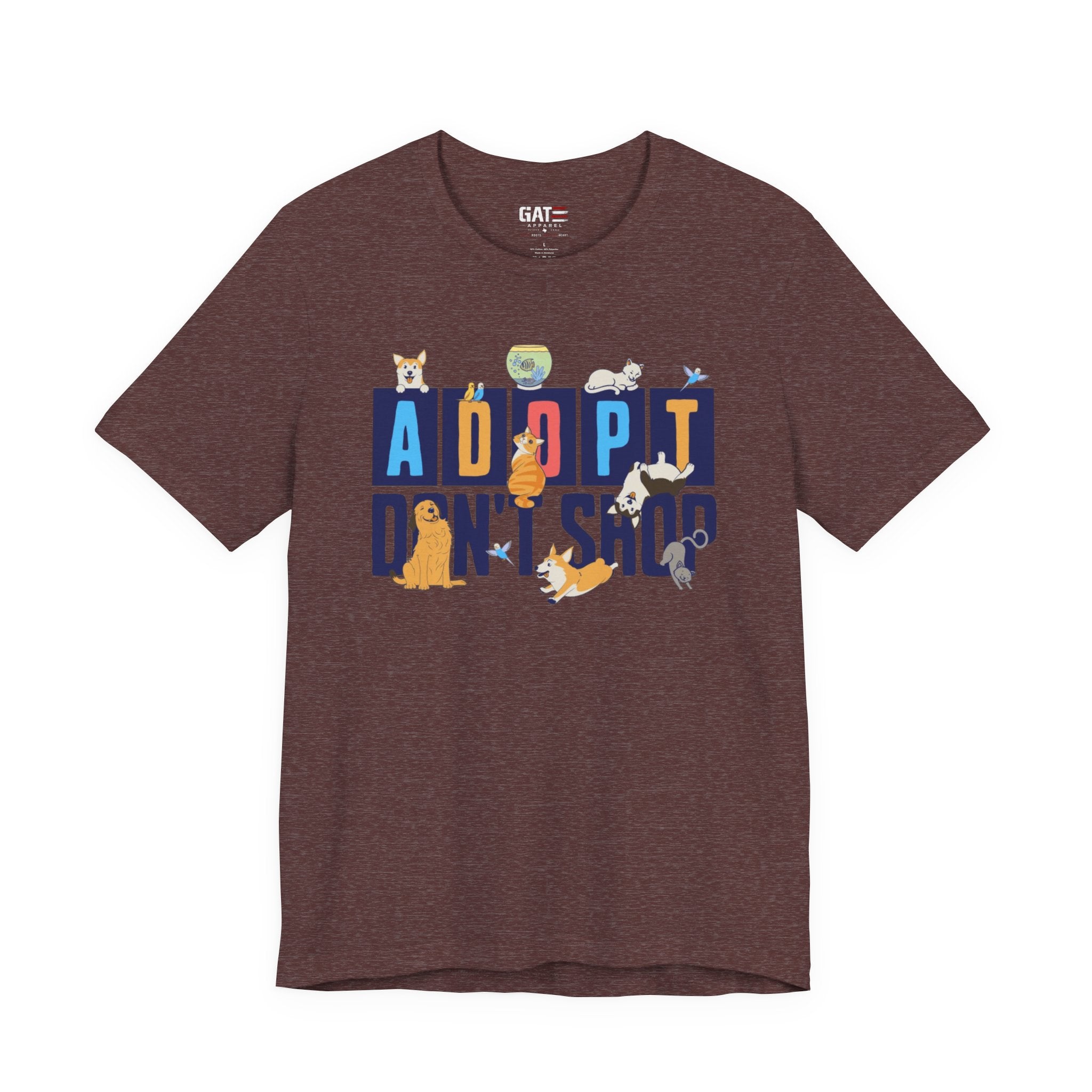 Adopt Don't Shop Rescue Pet T-Shirt