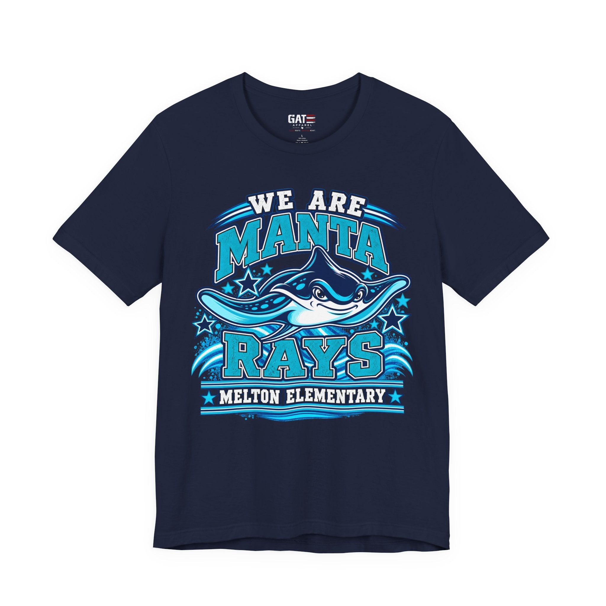 Melton Manta Rays School Tee – "We Are Manta Rays" Melton Elementary Spirit Shirt