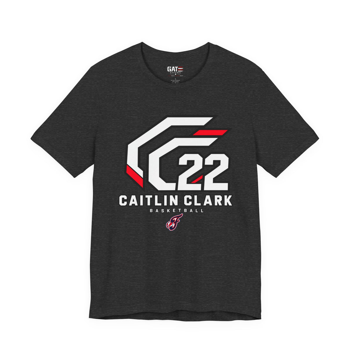 Caitlin Clark CC22 Monogram Shirt | Indiana Fever WNBA Tee
