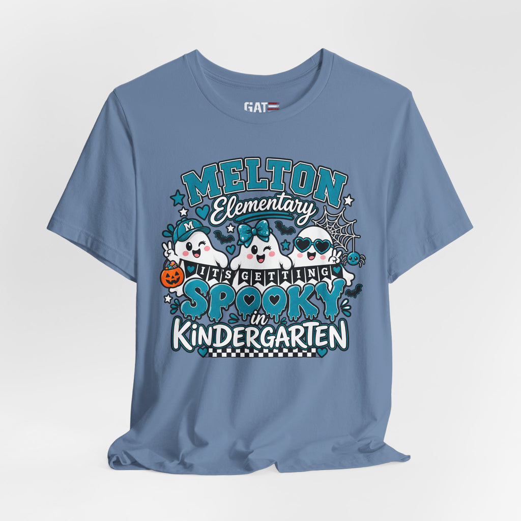 Melton Elementary Spooky Kindergarten Halloween T-Shirt
