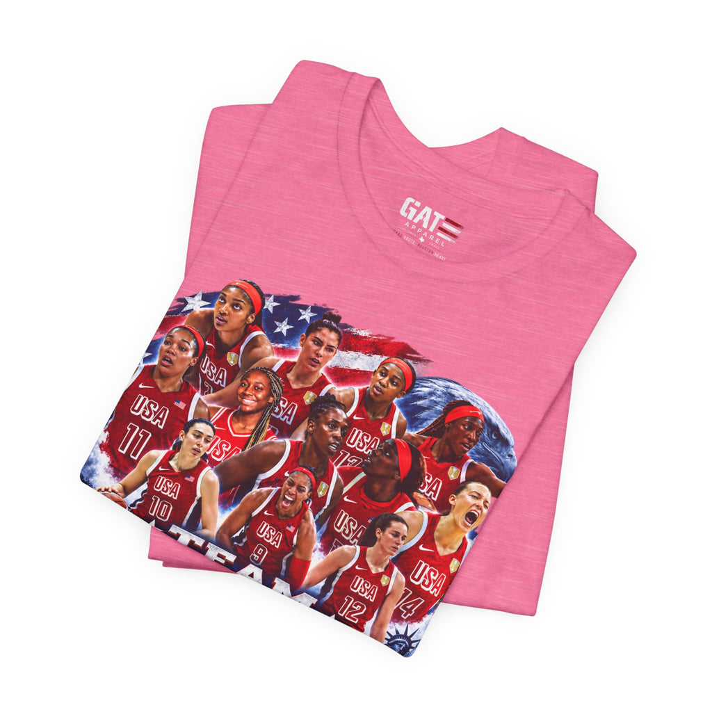 Team USA Women's Basketball Shirt | FIBA Tee 2026 Design 3