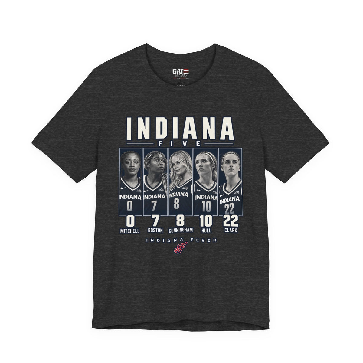 Indiana Fever The Five Shirt | Caitlin Clark WNBA Basketball Tee