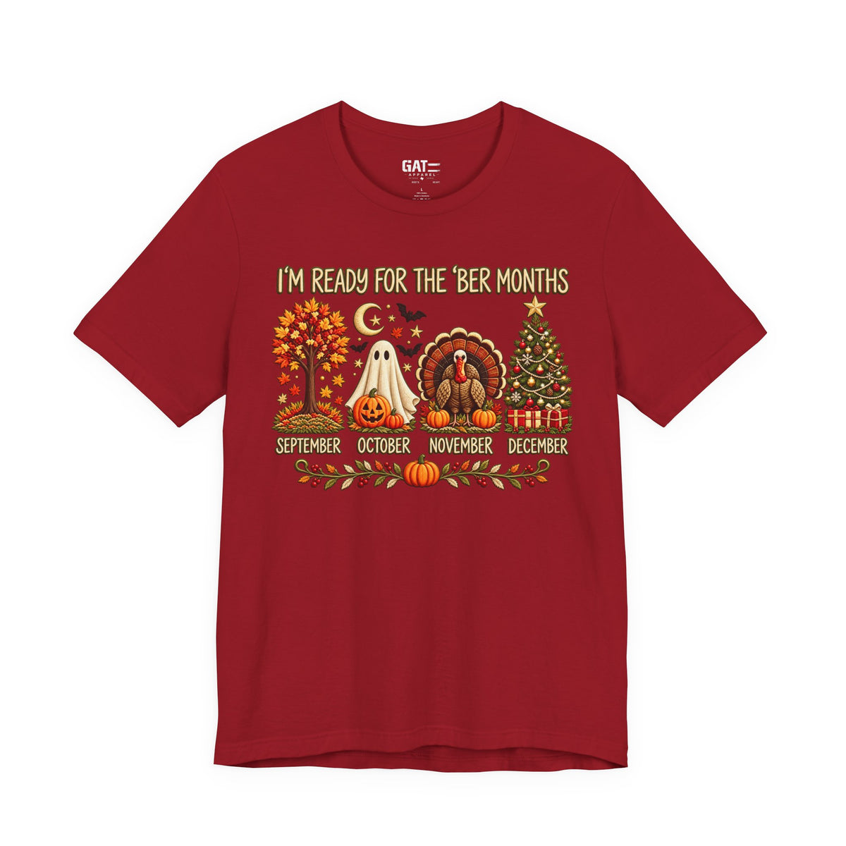 September to December Shirt | Fall Thanksgiving Christmas Tee