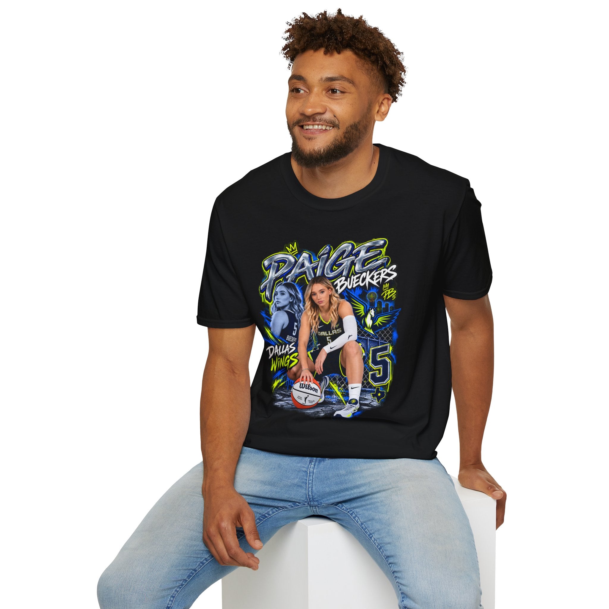 Paige Bueckers Dallas Wings Shirt WNBA Basketball Graphic Tee