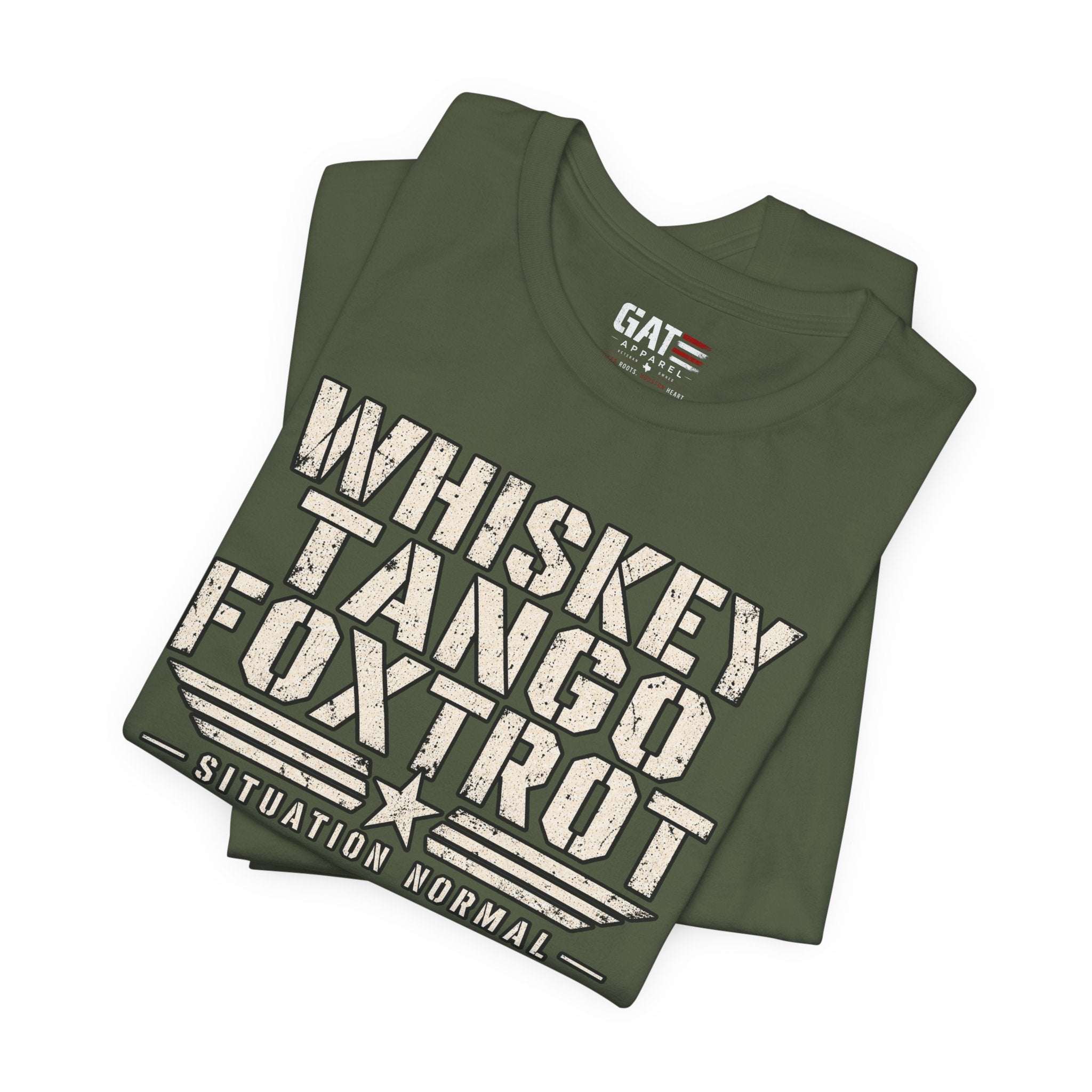 Whiskey Tango Foxtrot Tee — "Situation Normal" Military