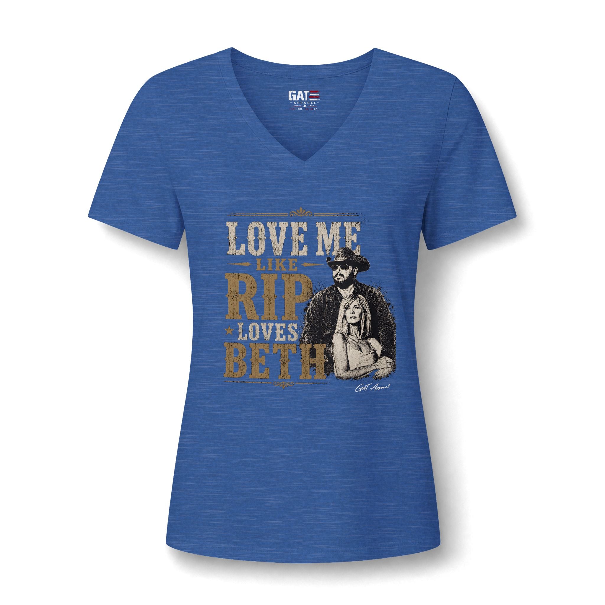 Love Me Like Rip Loves Beth V-Neck Tee