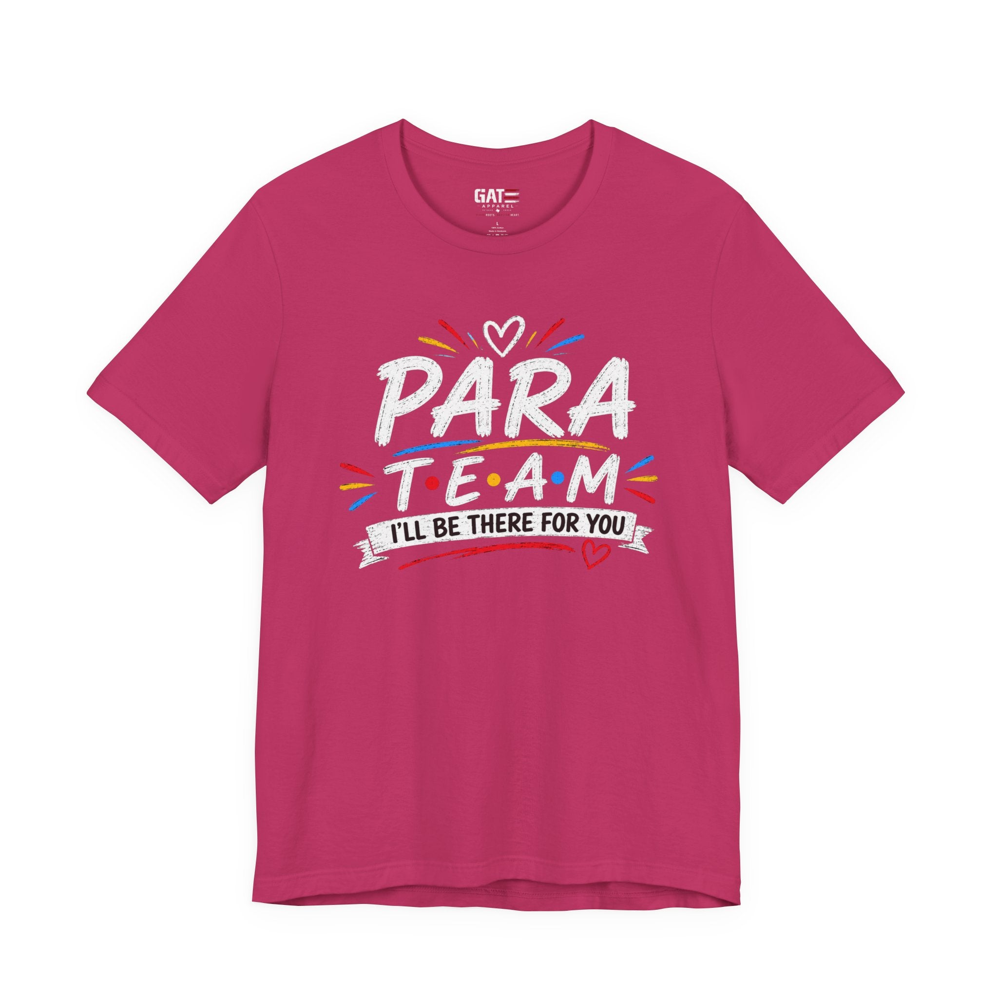 Para Team Tee, Teacher Squad Shirt, Paraprofessional Teacher Shirt, Grade Level Team Gift, School Staff Apparel, Friends Theme