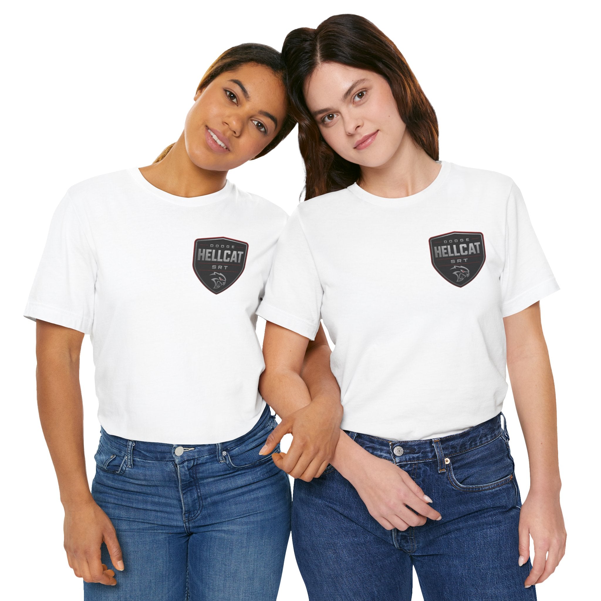 Dodge Hellcat SRT Graphic Tee — Muscle Car Illustration & Specs T-Shirt