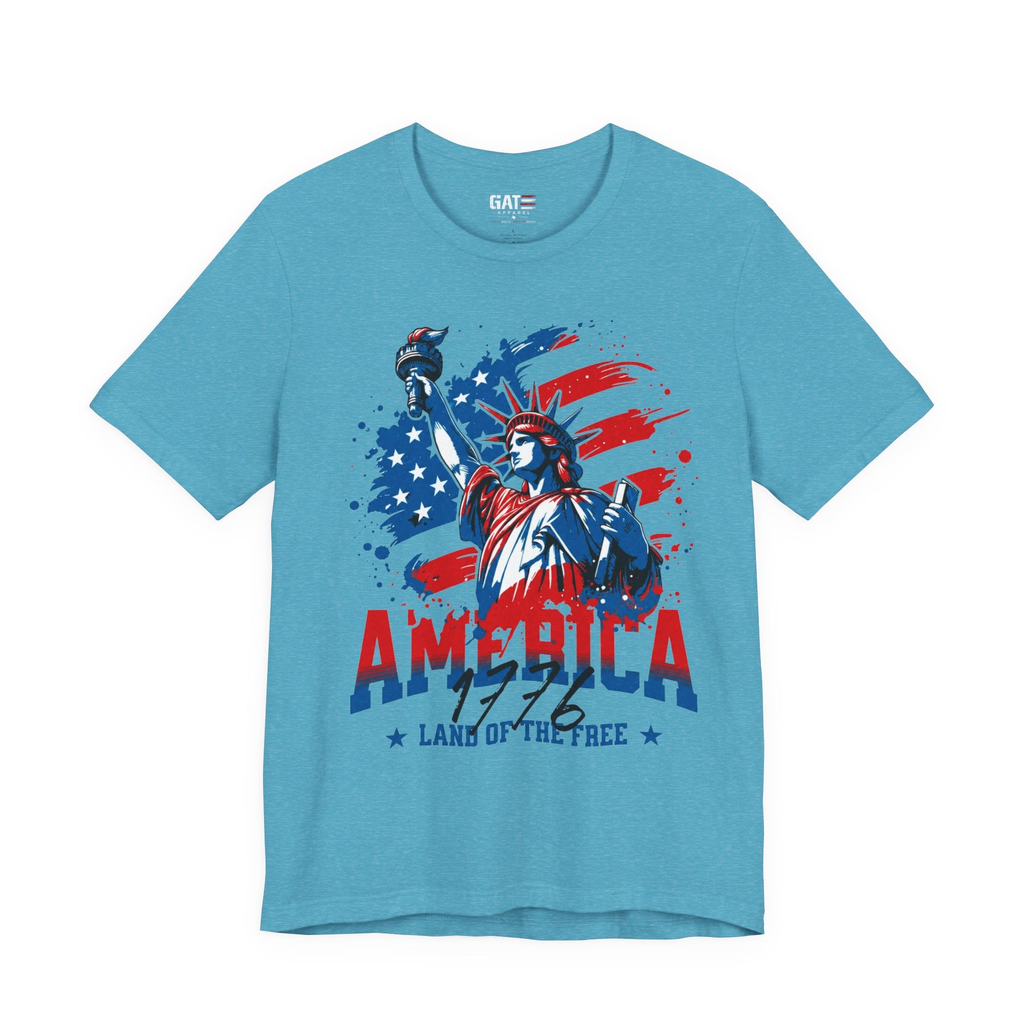 America Statue of Liberty T-Shirt – Land of the Free Patriotic Tee