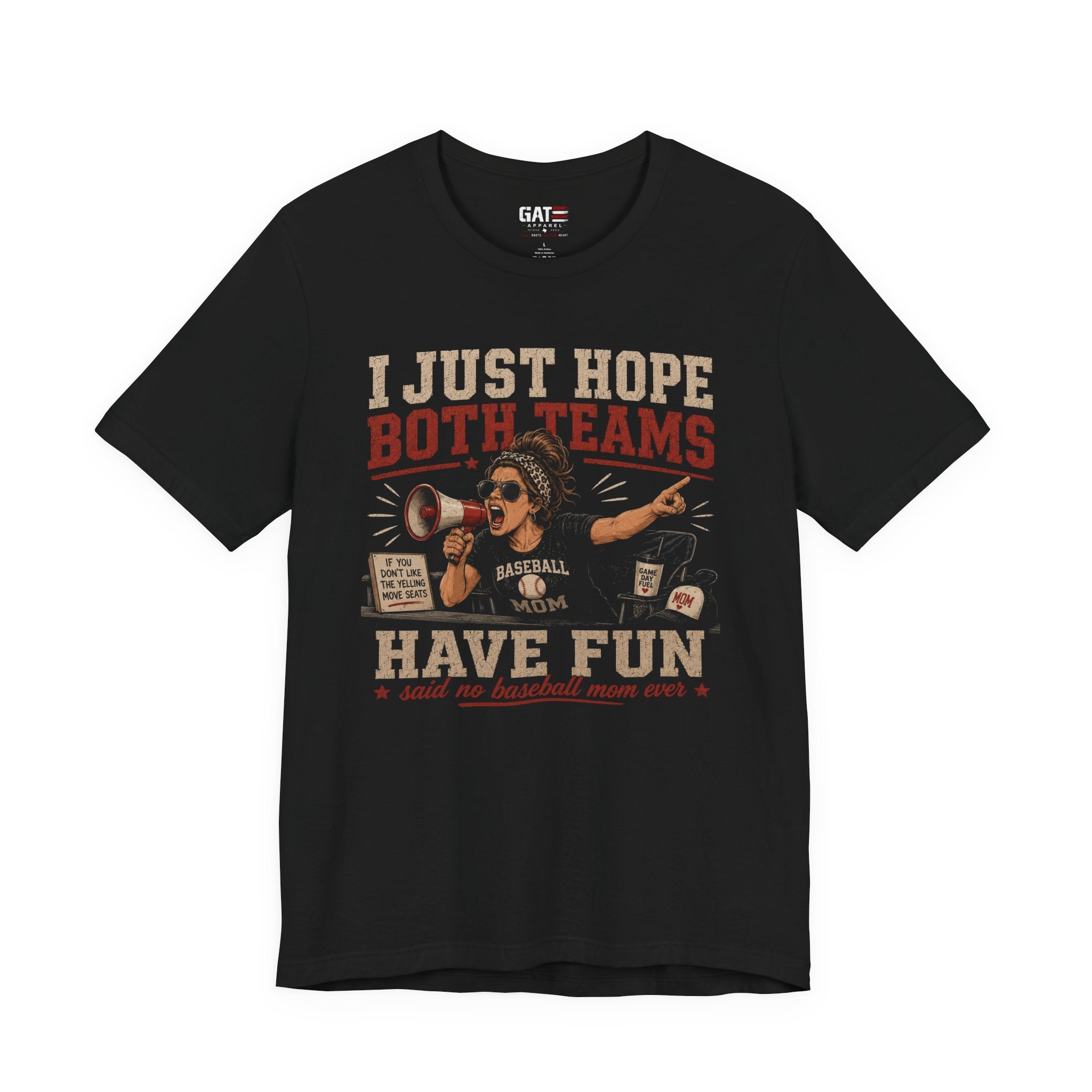 Just Hope Both Teams Have Fun Shirt, Baseball Mom Shirt, Funny Sports Mom Tee, Game Day Shirt, Gift for Baseball Moms