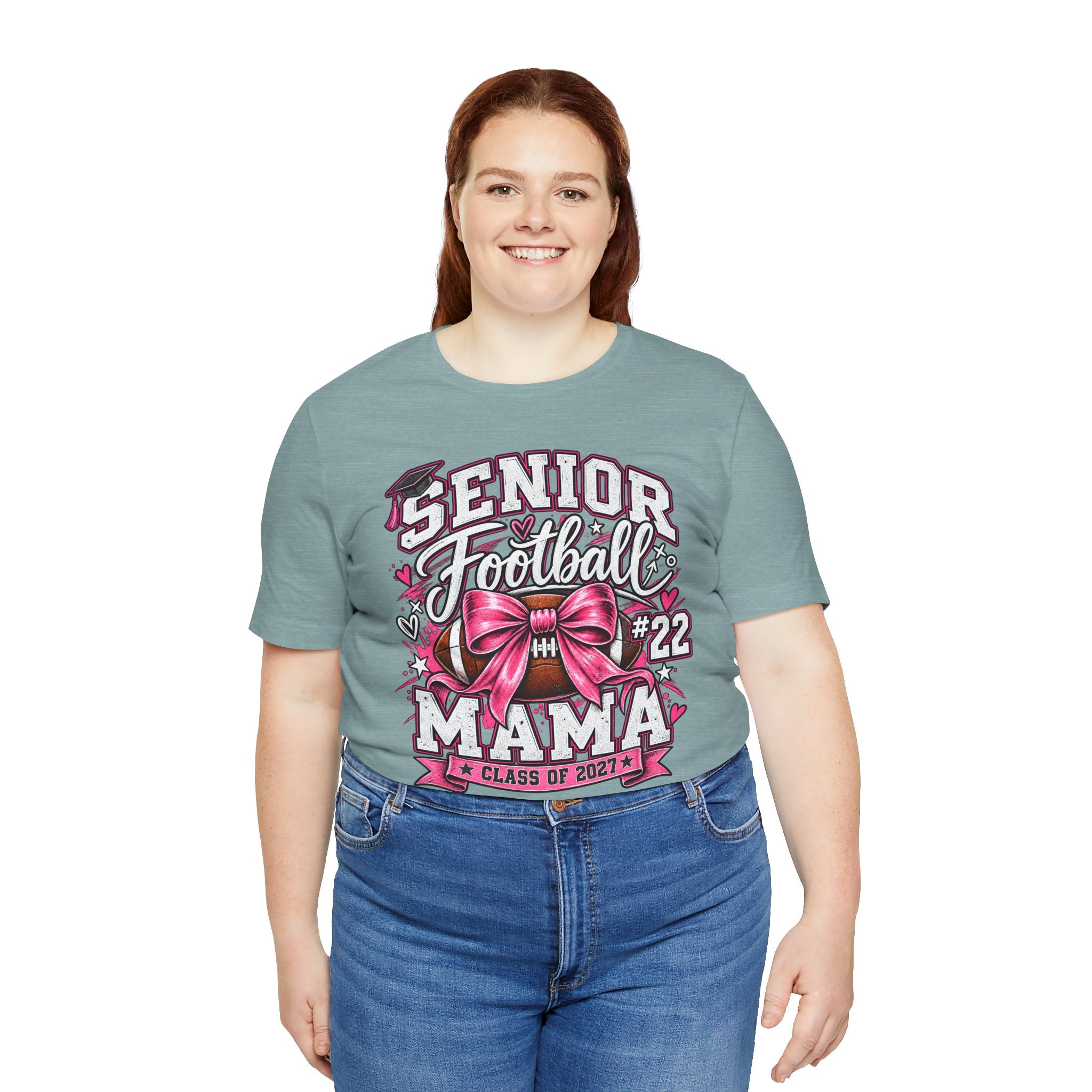 Football Mom Personalized Shirt Custom Player Name Number Helmet Game Day Tee