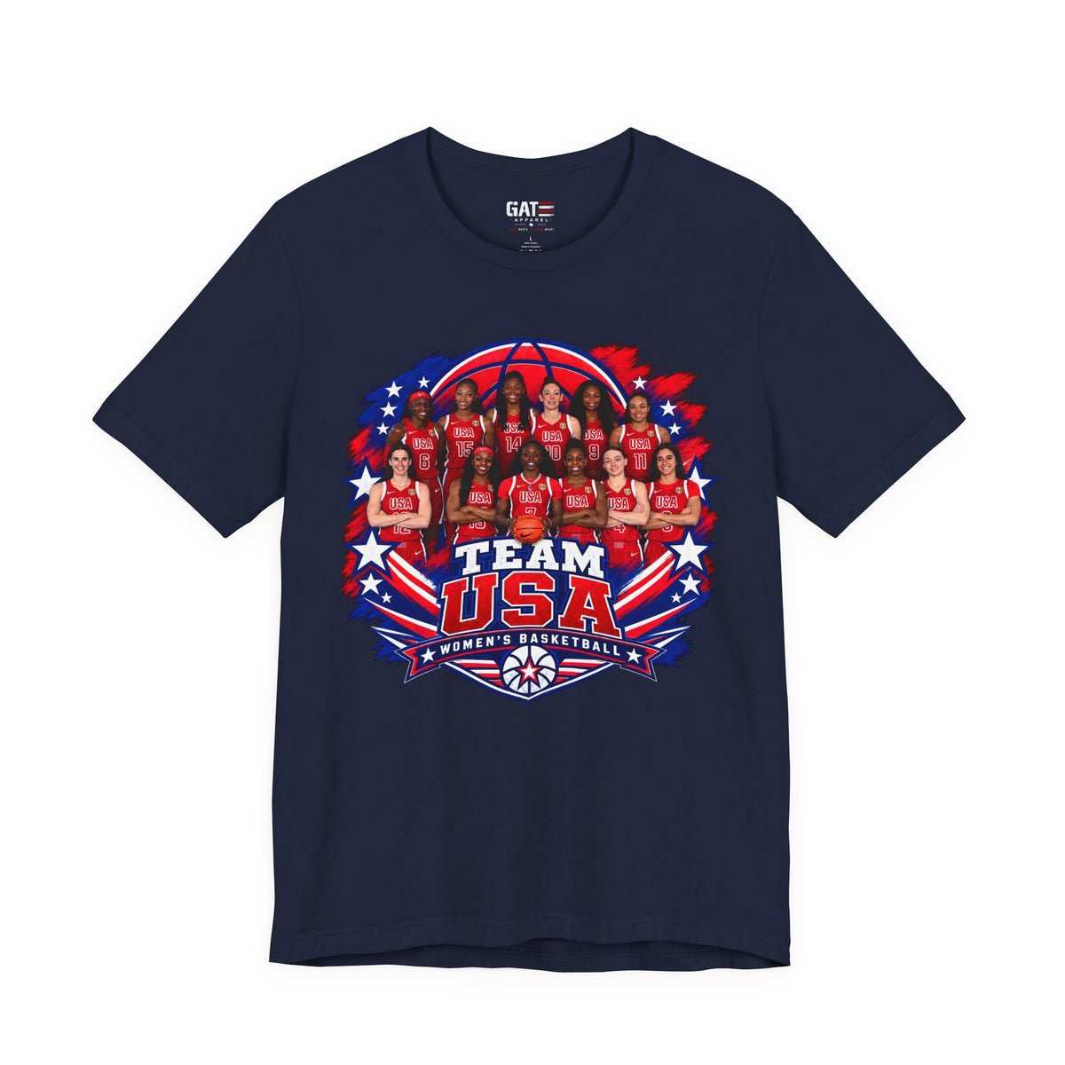 Team USA Women's Basketball Shirt | FIBA Tee 2026 Design 2